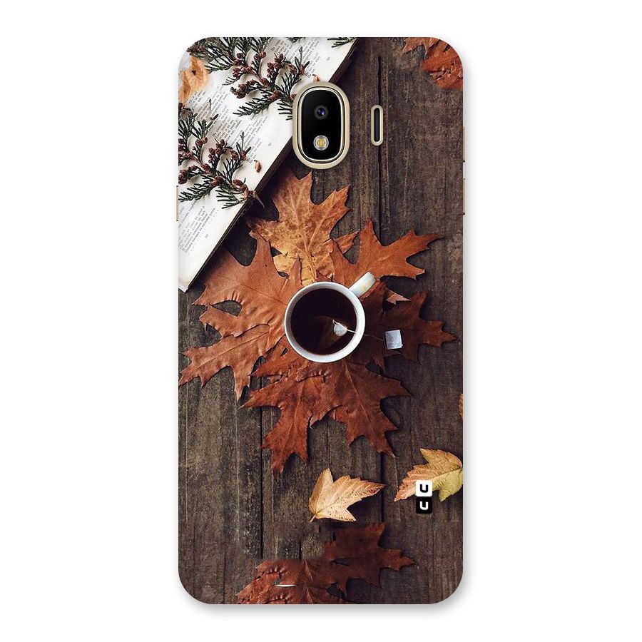 Fall Leaf Coffee Back Case for Galaxy J4