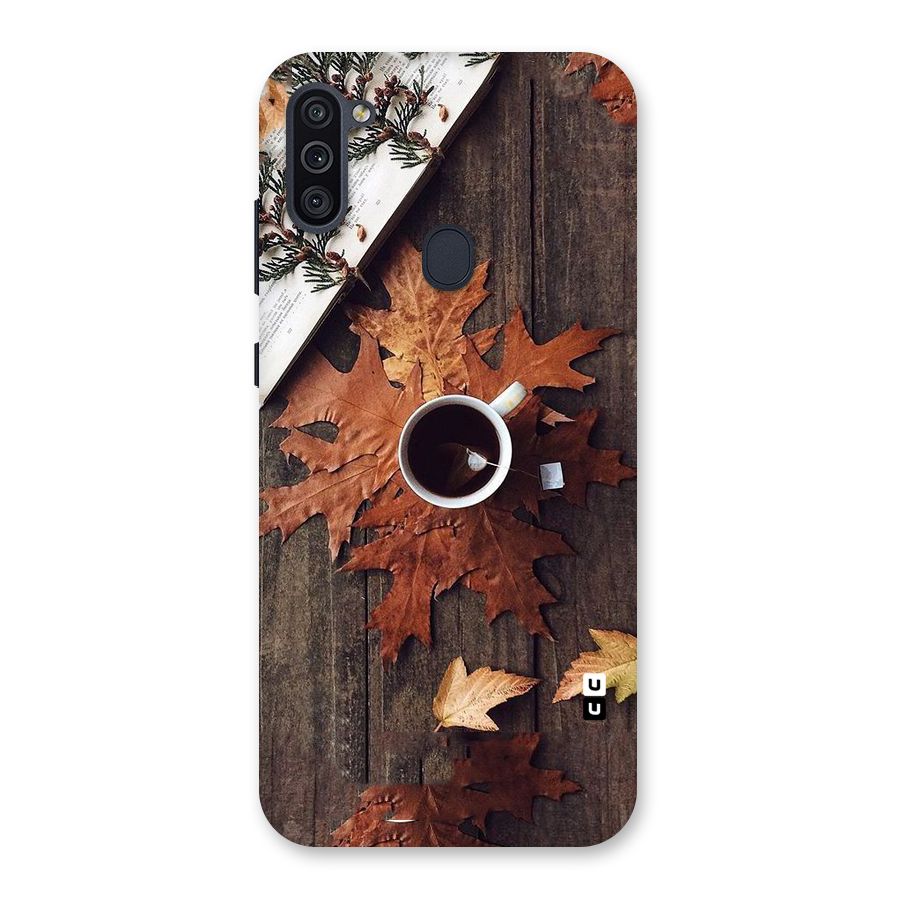 Fall Leaf Coffee Back Case for Galaxy M11