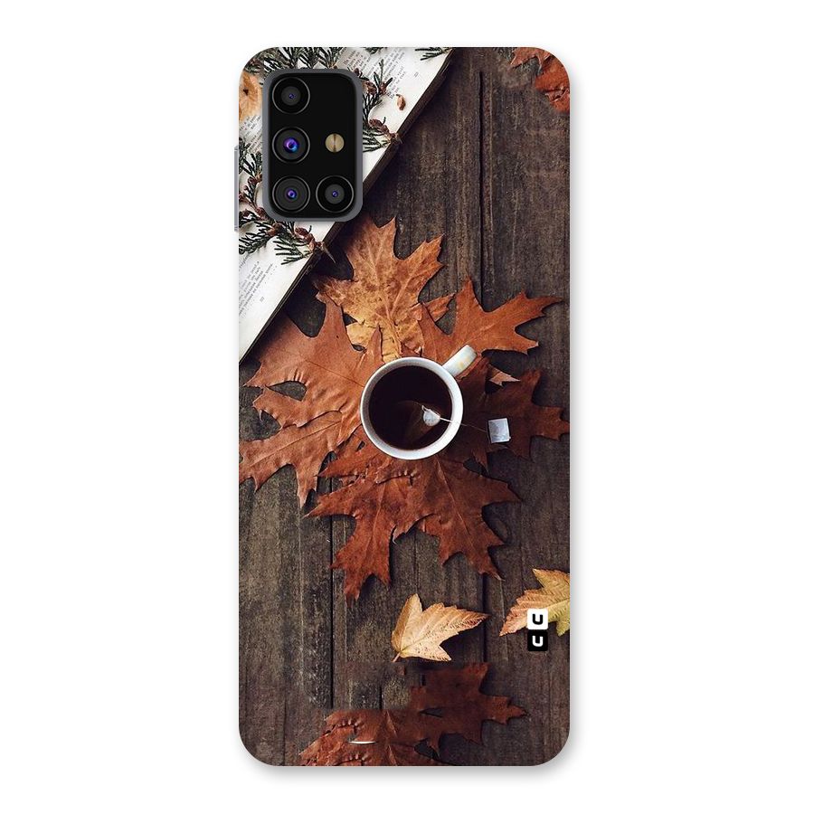 Fall Leaf Coffee Back Case for Galaxy M31s