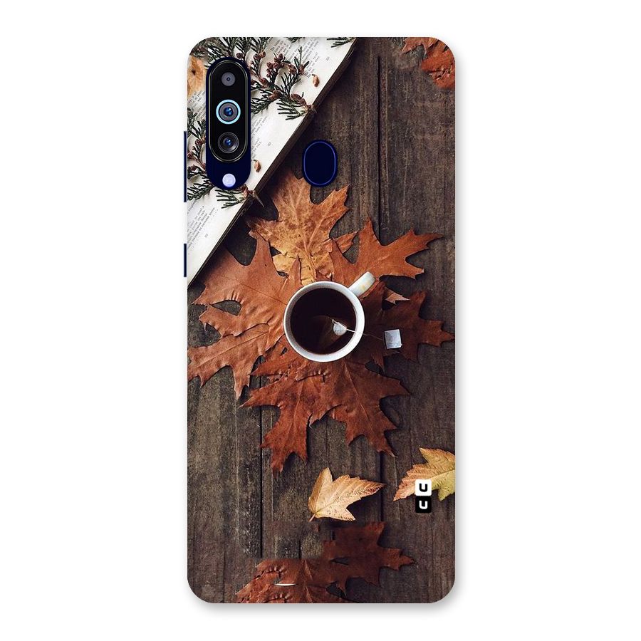 Fall Leaf Coffee Back Case for Galaxy M40