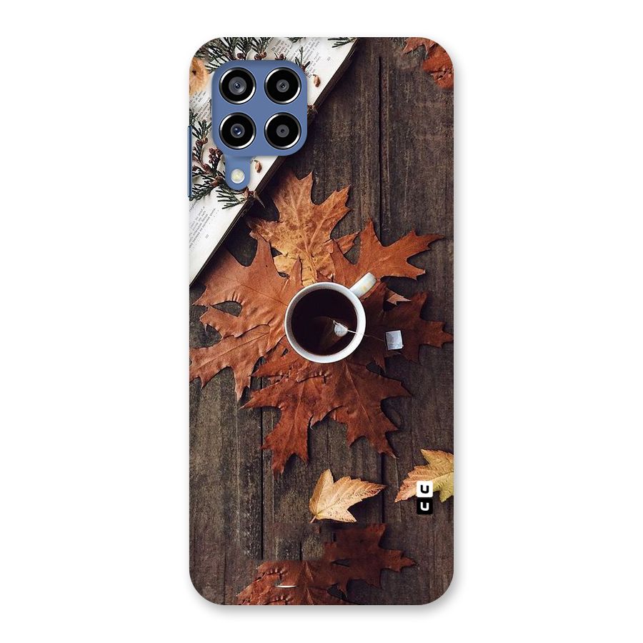 Fall Leaf Coffee Back Case for Galaxy M53 5G