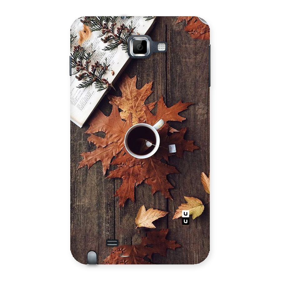 Fall Leaf Coffee Back Case for Galaxy Note