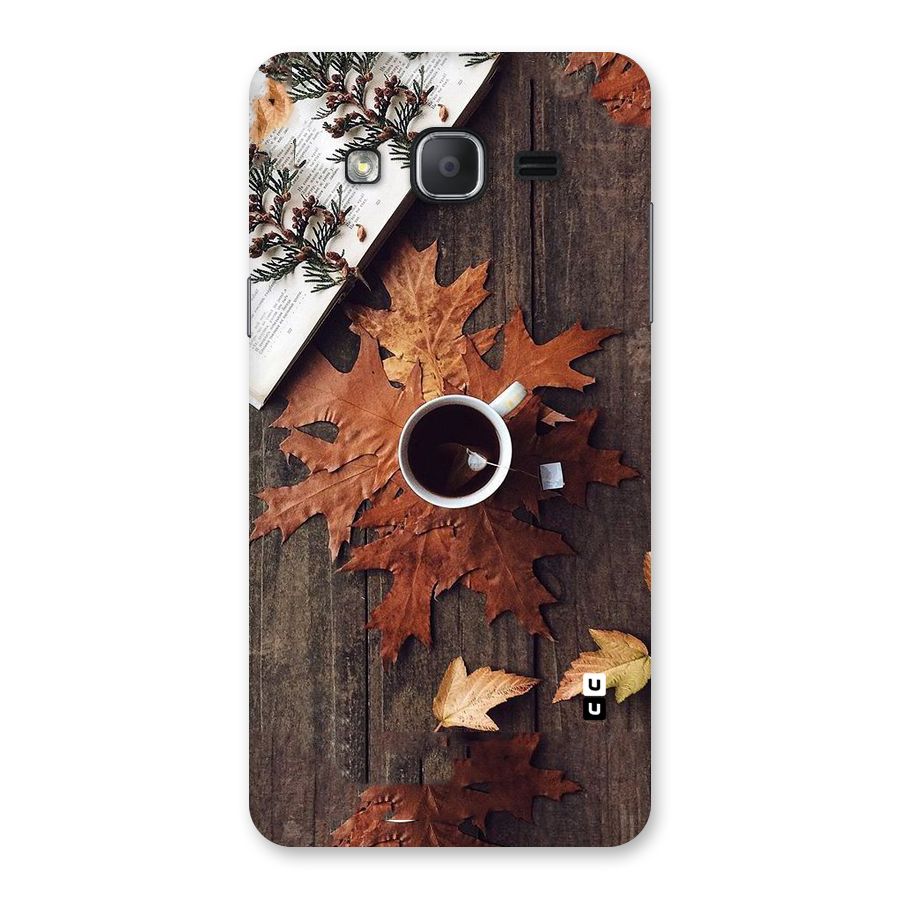 Fall Leaf Coffee Back Case for Galaxy On7 2015