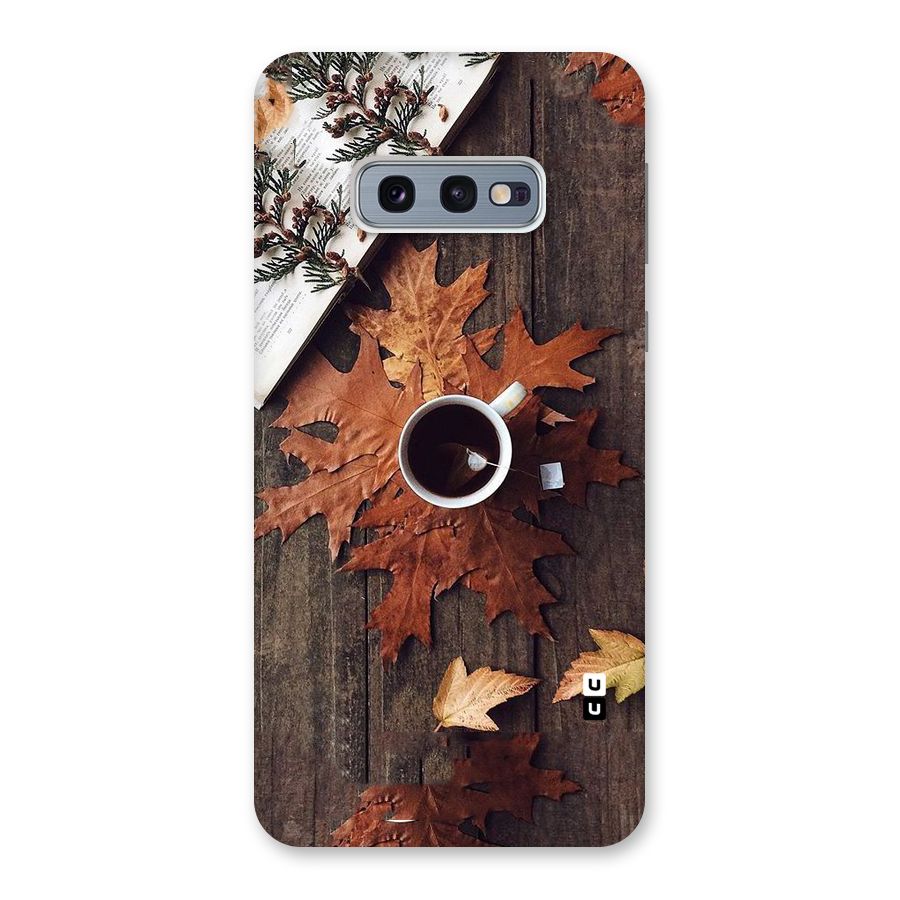 Fall Leaf Coffee Back Case for Galaxy S10e