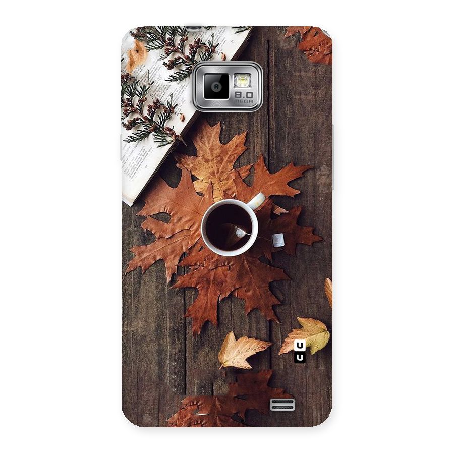Fall Leaf Coffee Back Case for Galaxy S2