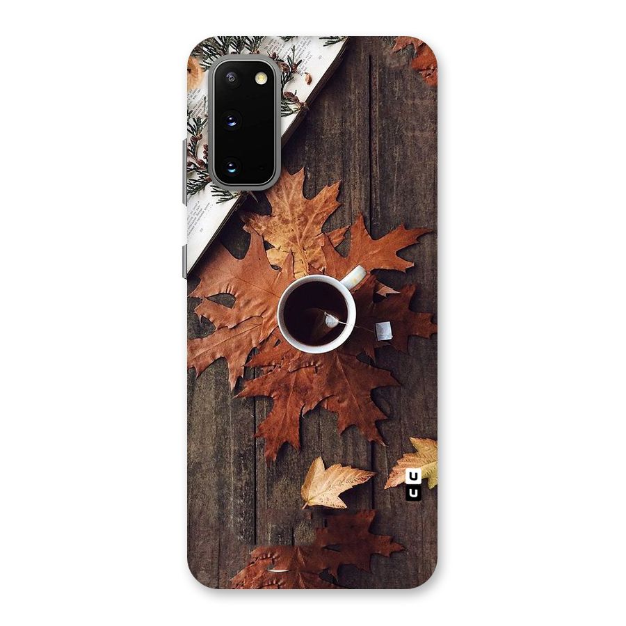 Fall Leaf Coffee Back Case for Galaxy S20