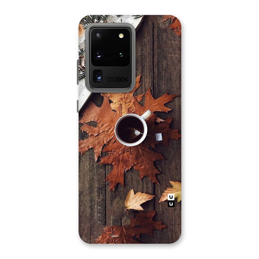 Fall Leaf Coffee Back Case for Galaxy S20 Ultra