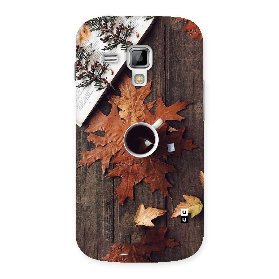 Fall Leaf Coffee Back Case for Galaxy S Duos
