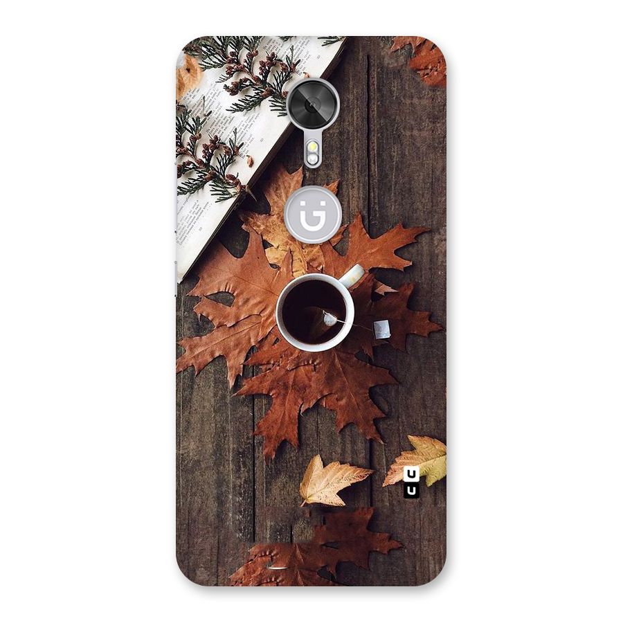 Fall Leaf Coffee Back Case for Gionee A1