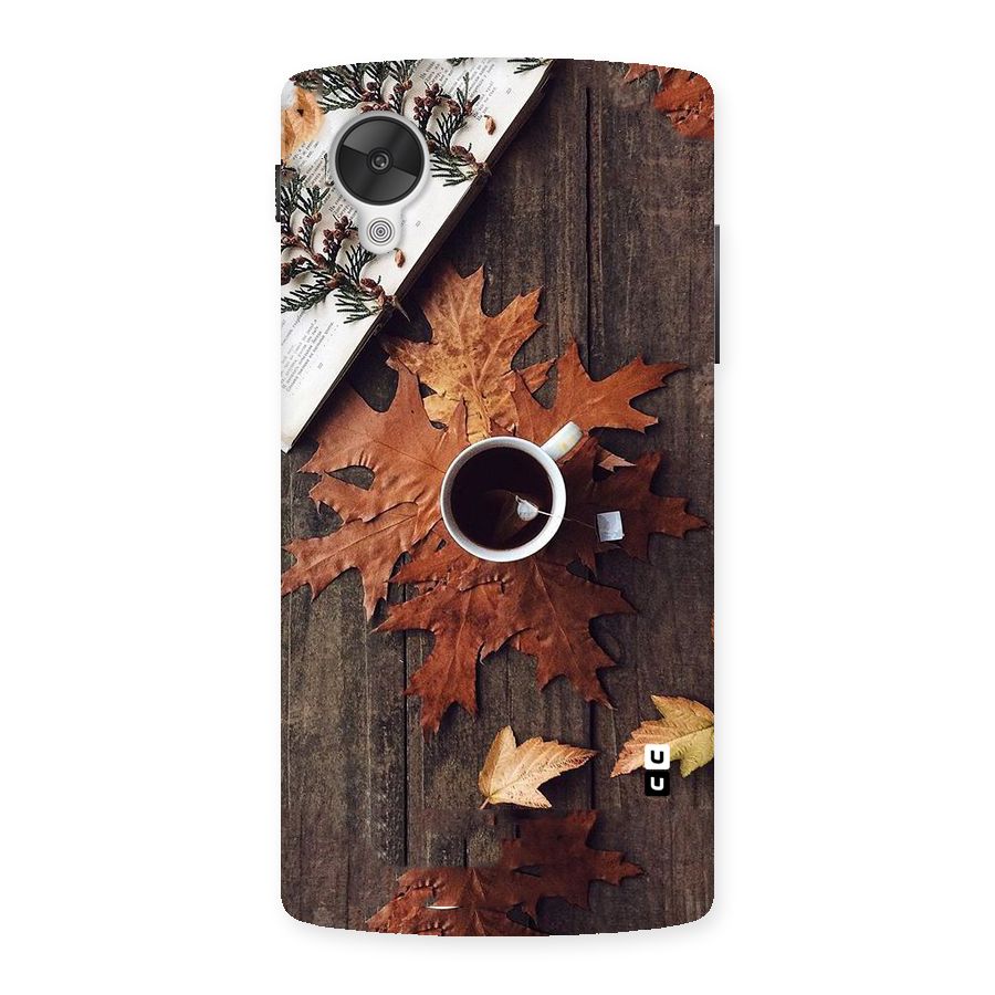 Fall Leaf Coffee Back Case for Google Nexsus 5