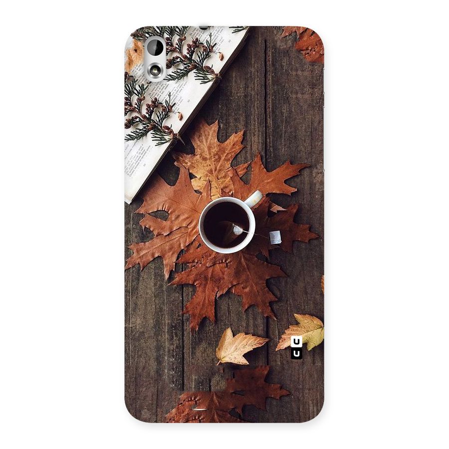 Fall Leaf Coffee Back Case for HTC Desire 816g