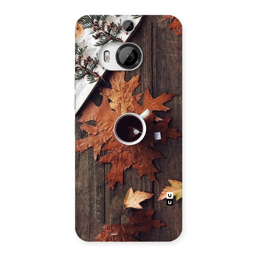 Fall Leaf Coffee Back Case for HTC One M9 Plus
