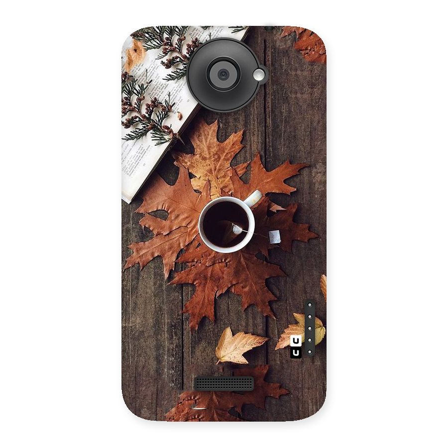 Fall Leaf Coffee Back Case for HTC One X