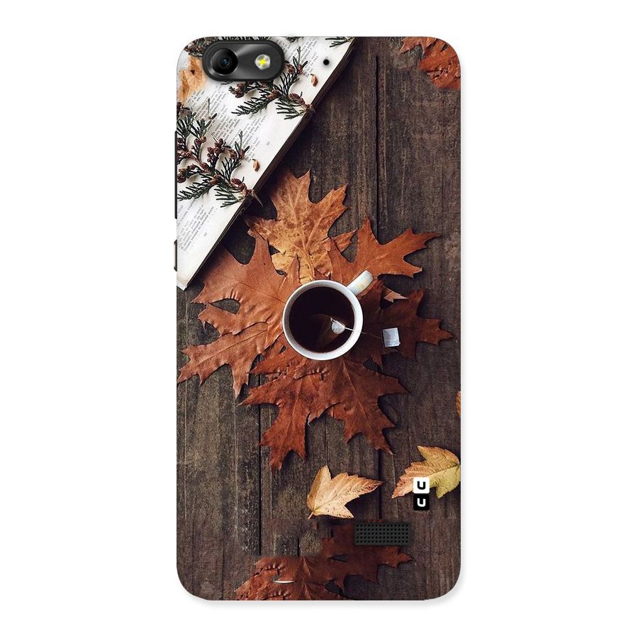 Fall Leaf Coffee Back Case for Honor 4C