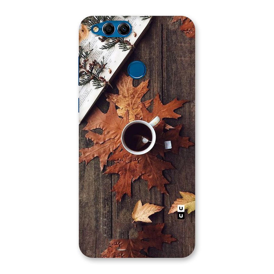 Fall Leaf Coffee Back Case for Honor 7X