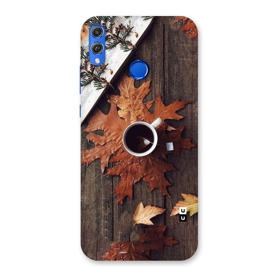 Fall Leaf Coffee Back Case for Honor 8X