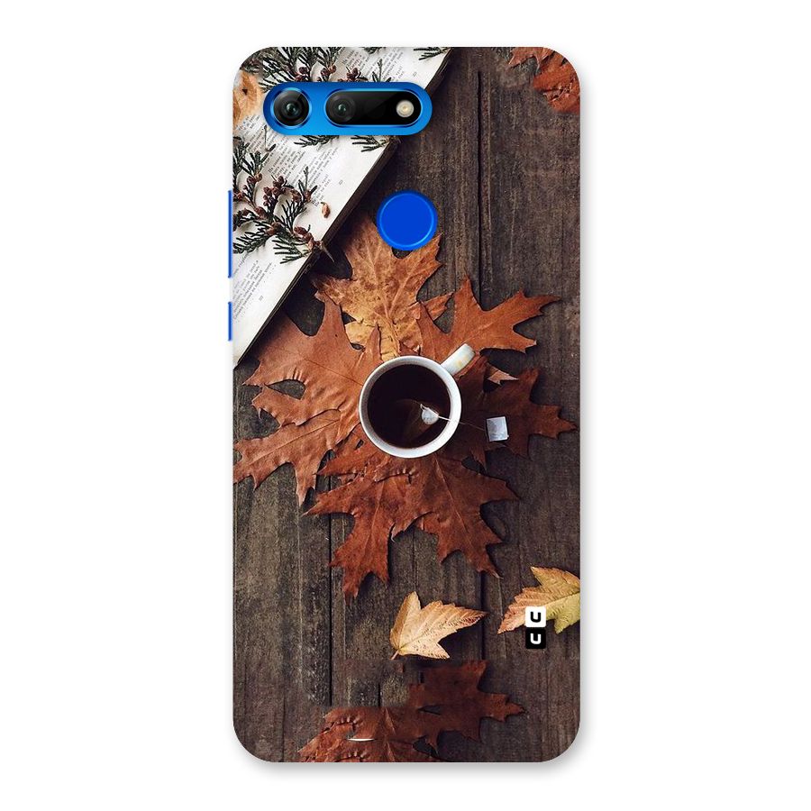 Fall Leaf Coffee Back Case for Honor View 20