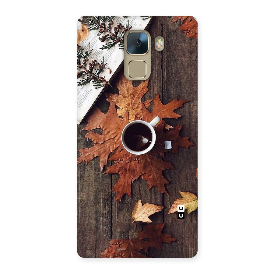 Fall Leaf Coffee Back Case for Huawei Honor 7