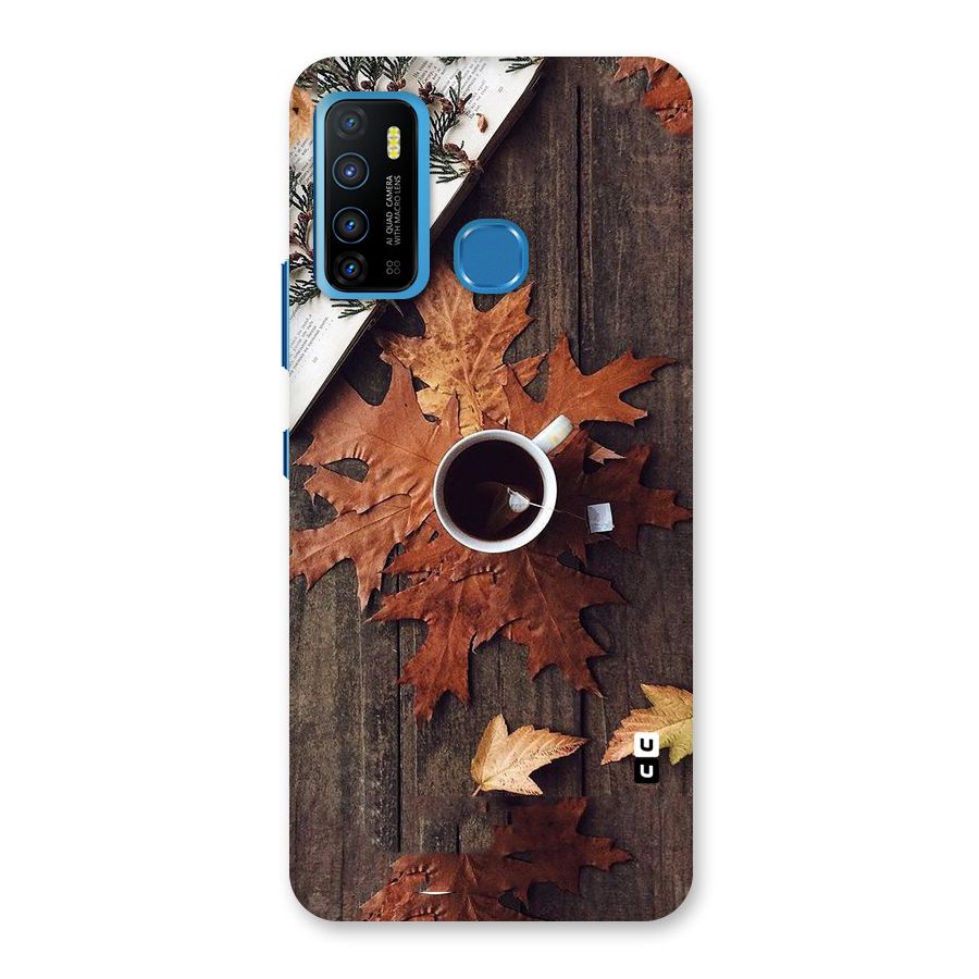 Fall Leaf Coffee Back Case for Infinix Hot 9