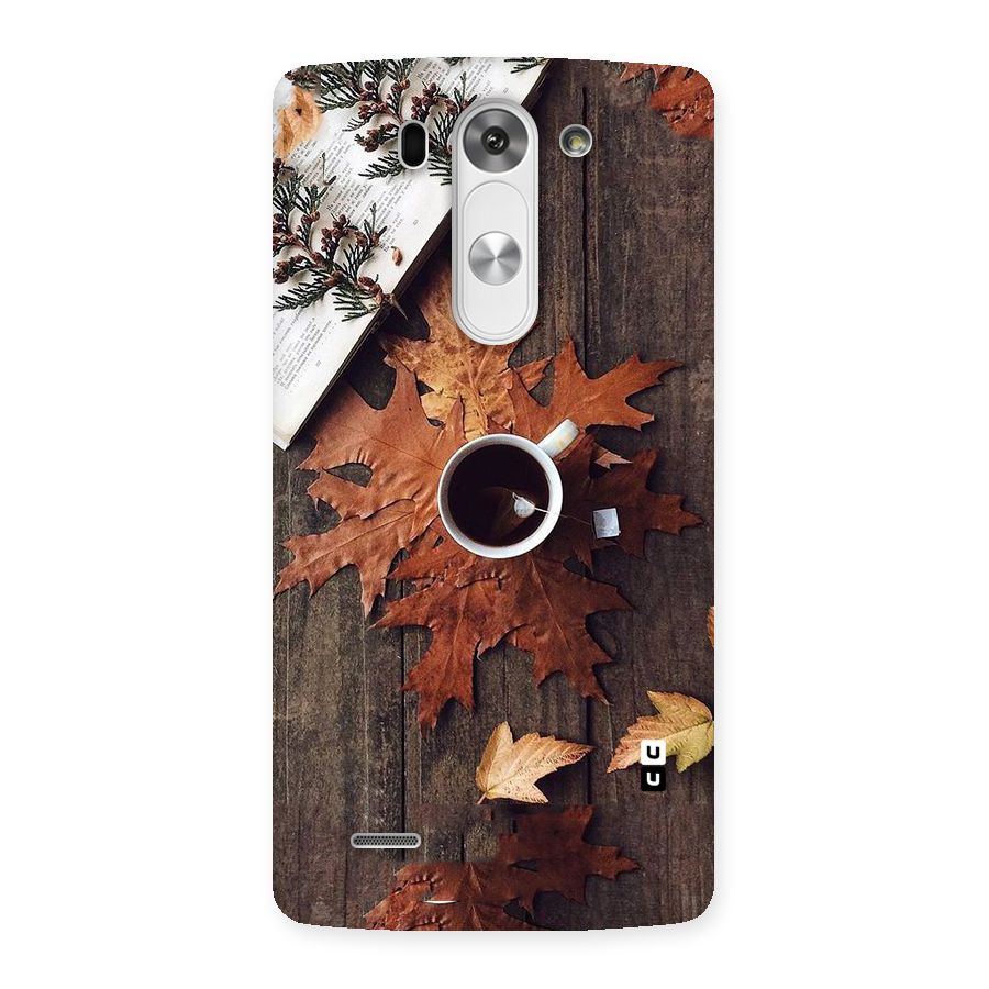 Fall Leaf Coffee Back Case for LG G3 Beat