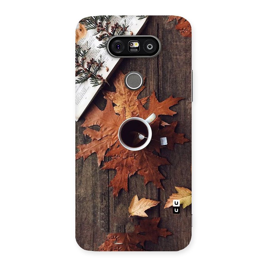 Fall Leaf Coffee Back Case for LG G5