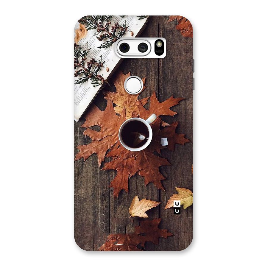 Fall Leaf Coffee Back Case for LG V30