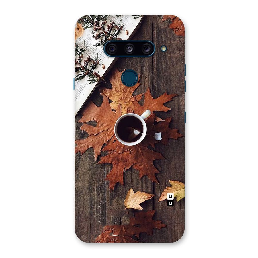 Fall Leaf Coffee Back Case for LG  V40 ThinQ