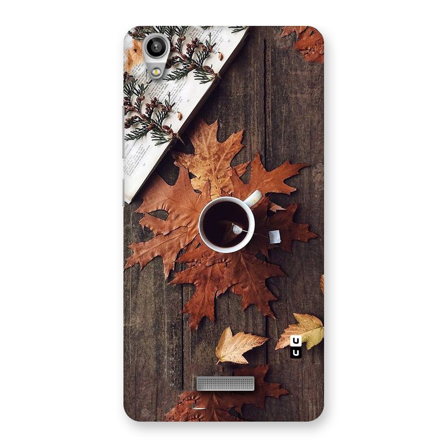 Fall Leaf Coffee Back Case for Lava-Pixel-V1