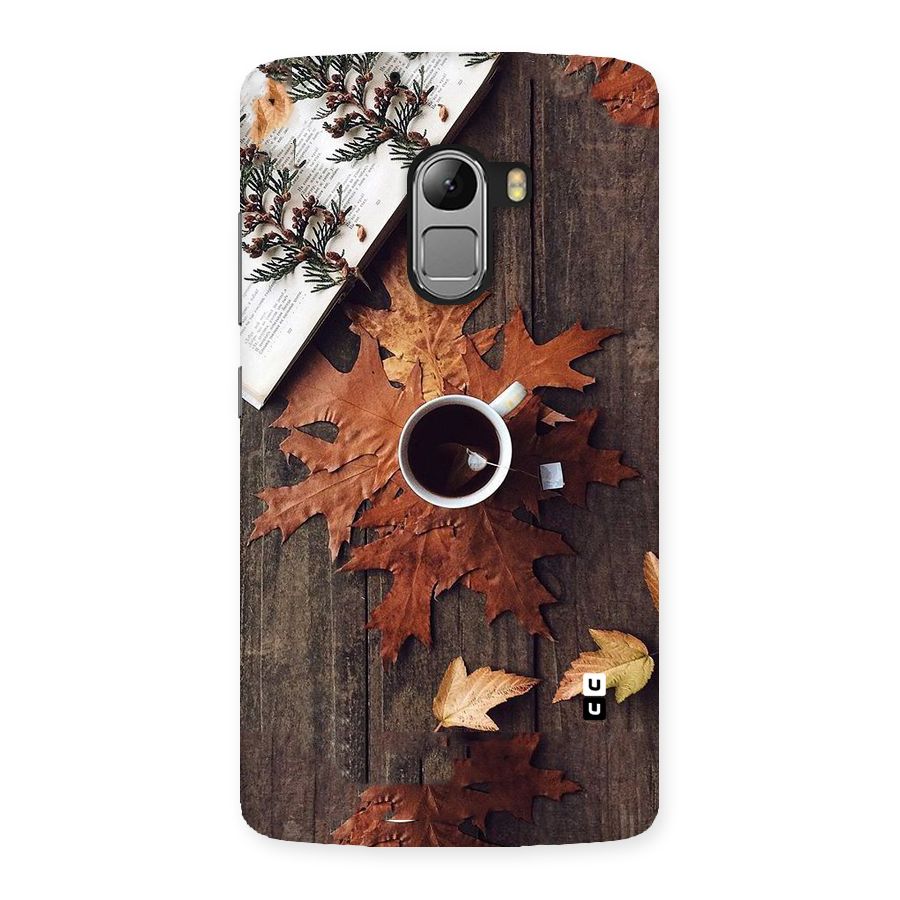 Fall Leaf Coffee Back Case for Lenovo K4 Note