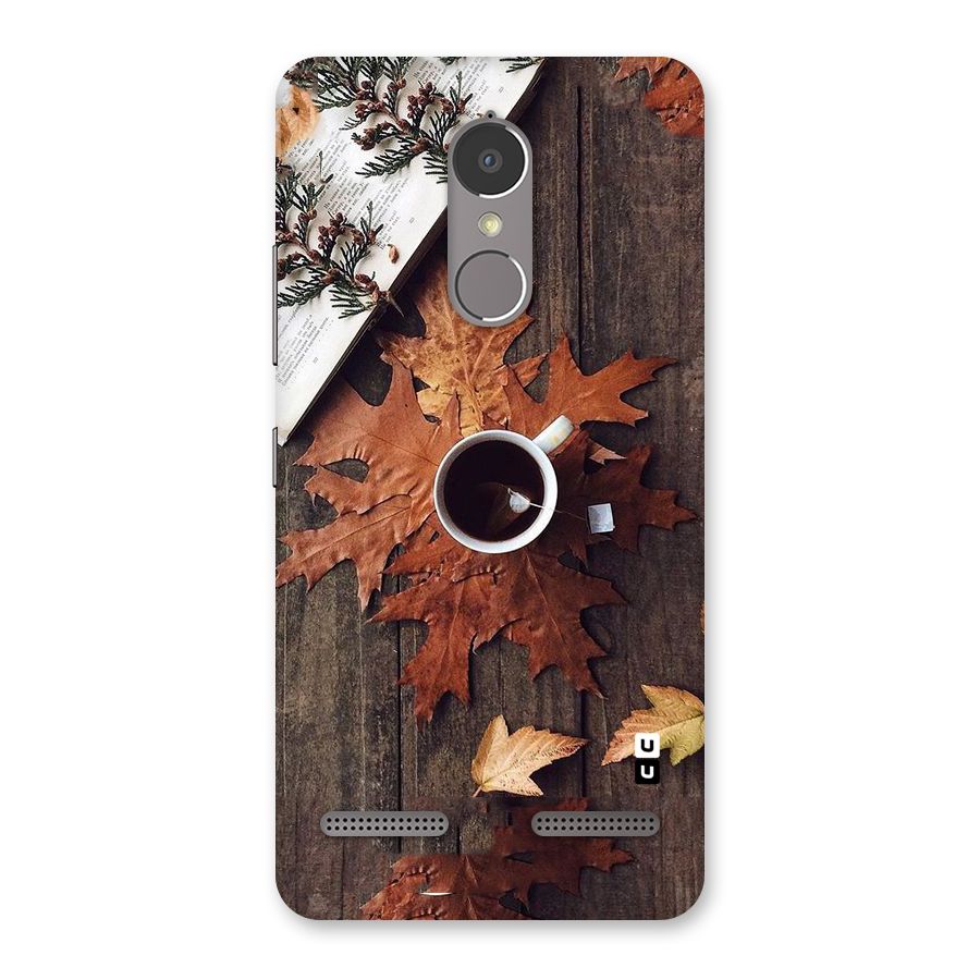 Fall Leaf Coffee Back Case for Lenovo K6