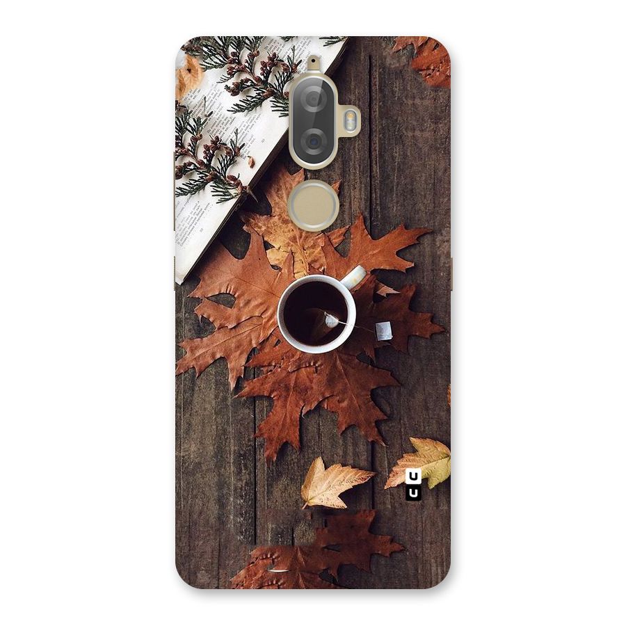 Fall Leaf Coffee Back Case for Lenovo K8 Plus