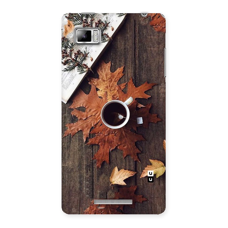 Fall Leaf Coffee Back Case for Lenovo Vibe Z K910
