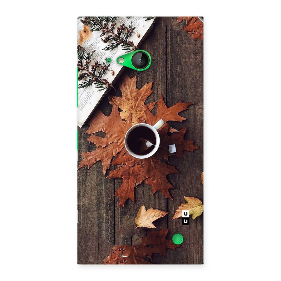 Fall Leaf Coffee Back Case for Lumia 730
