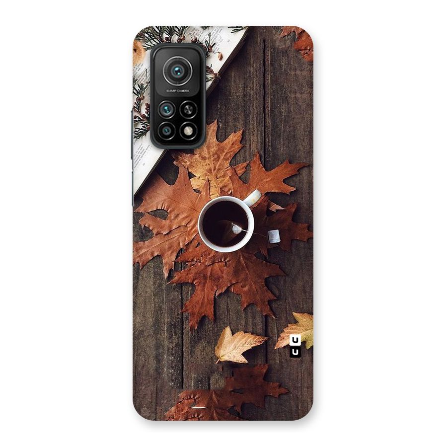 Fall Leaf Coffee Back Case for Mi 10T Pro 5G