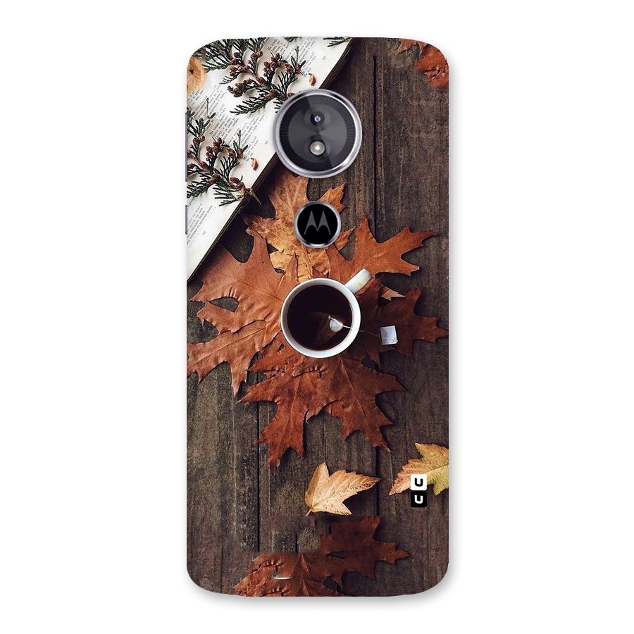 Fall Leaf Coffee Back Case for Moto E5