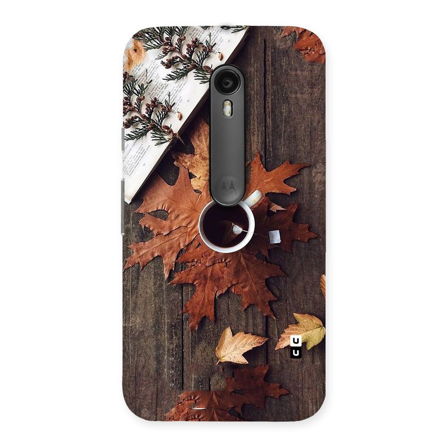 Fall Leaf Coffee Back Case for Moto G3