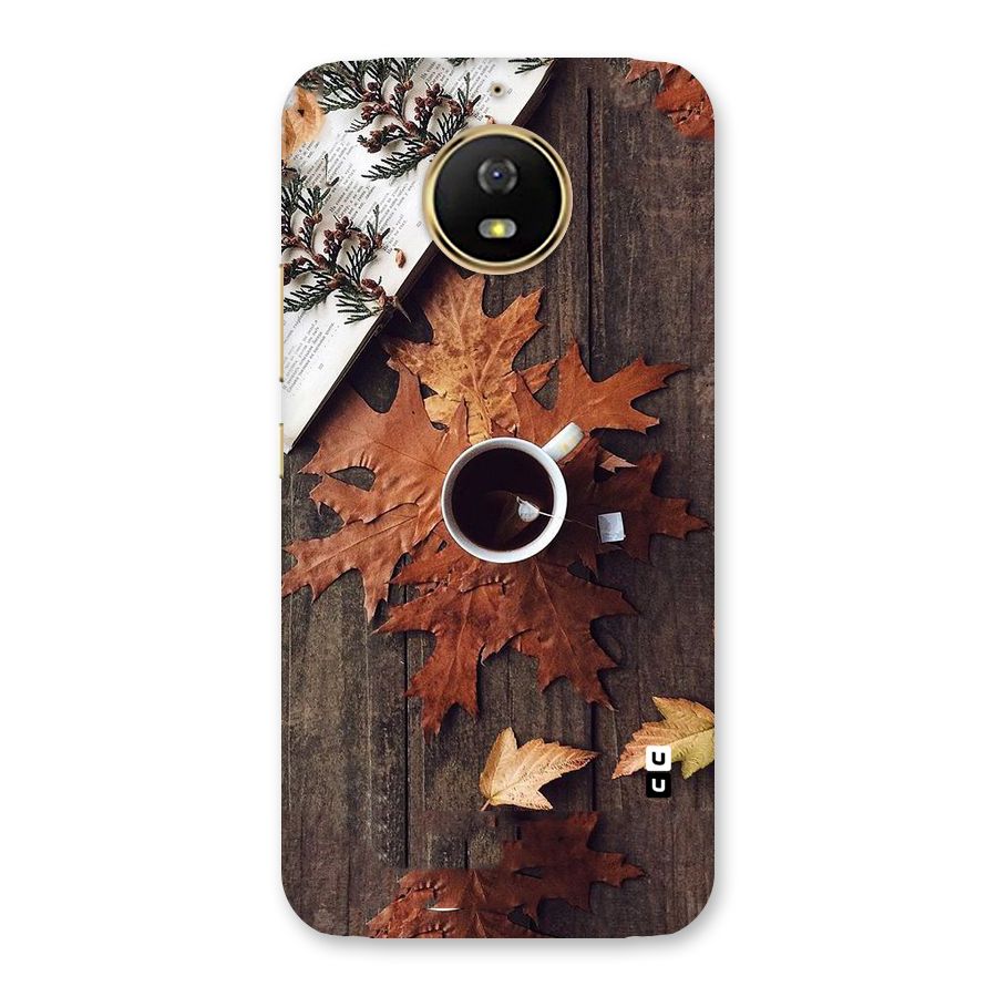 Fall Leaf Coffee Back Case for Moto G5s