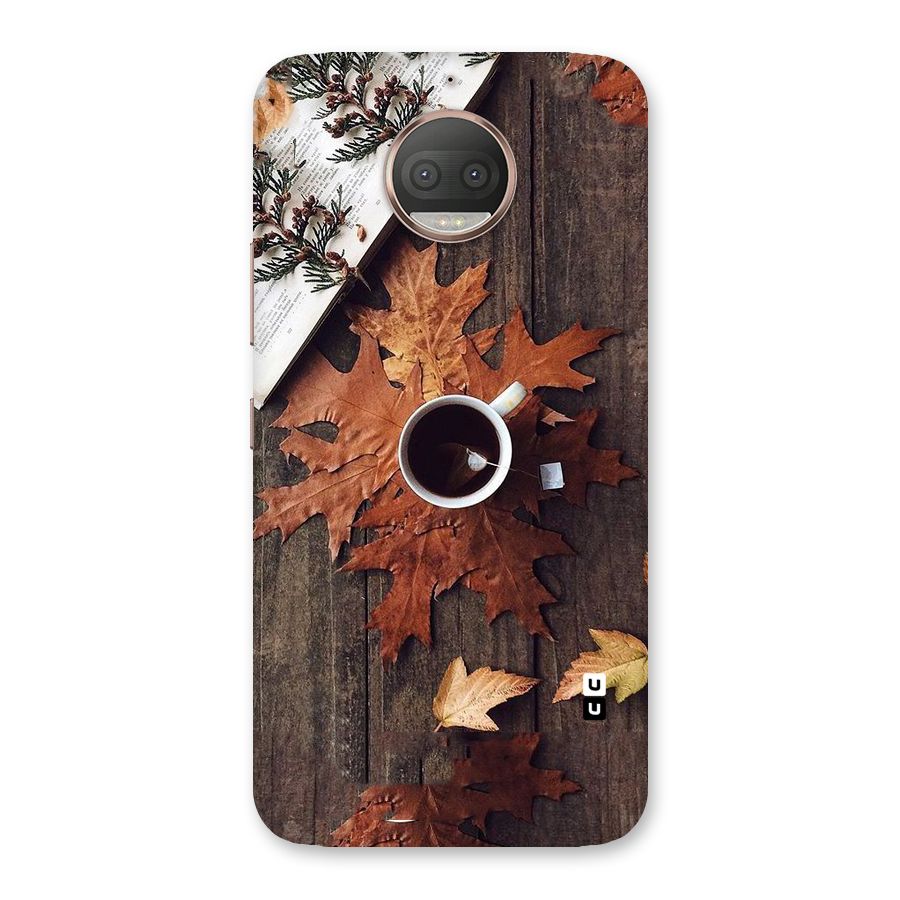 Fall Leaf Coffee Back Case for Moto G5s Plus