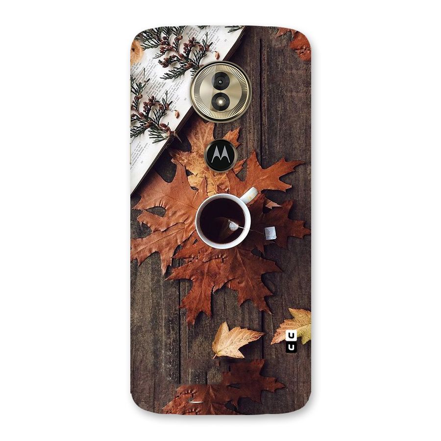 Fall Leaf Coffee Back Case for Moto G6 Play