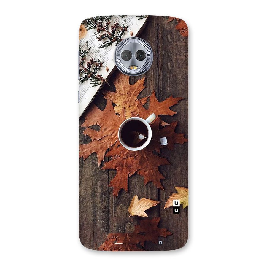 Fall Leaf Coffee Back Case for Moto G6 Plus