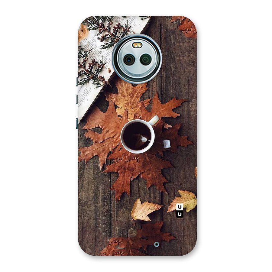 Fall Leaf Coffee Back Case for Moto X4