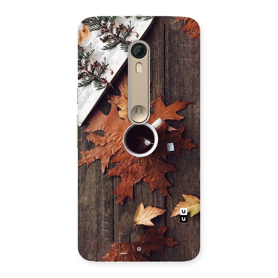 Fall Leaf Coffee Back Case for Motorola Moto X Style