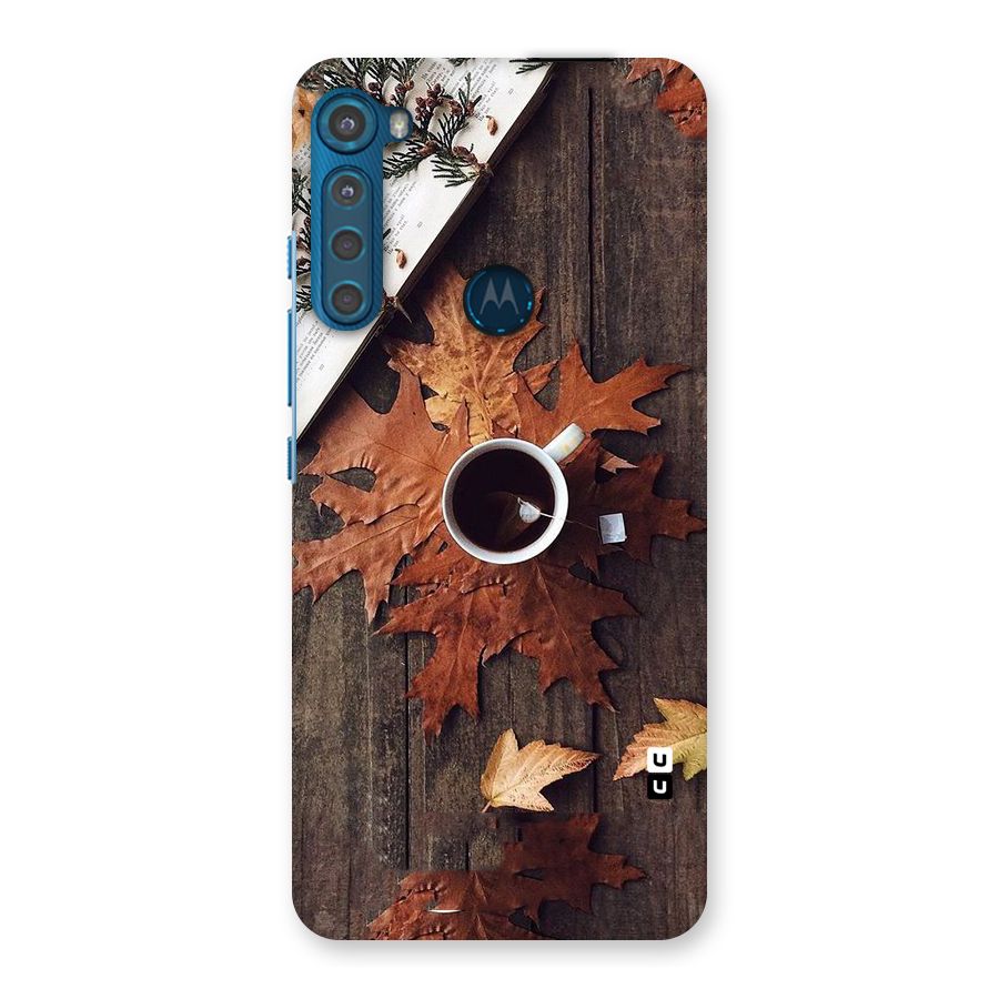 Fall Leaf Coffee Back Case for Motorola One Fusion Plus
