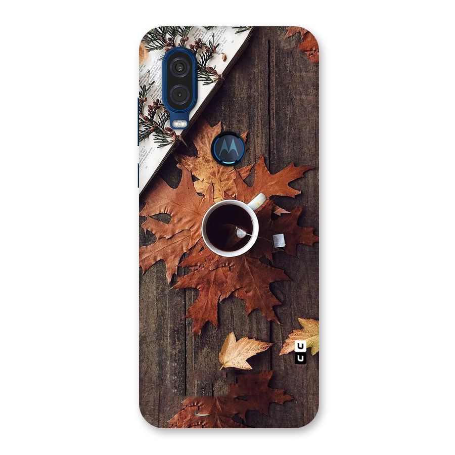 Fall Leaf Coffee Back Case for Motorola One Vision