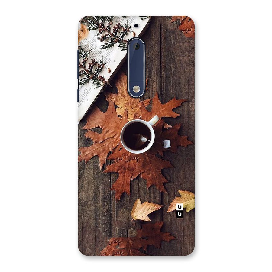 Fall Leaf Coffee Back Case for Nokia 5