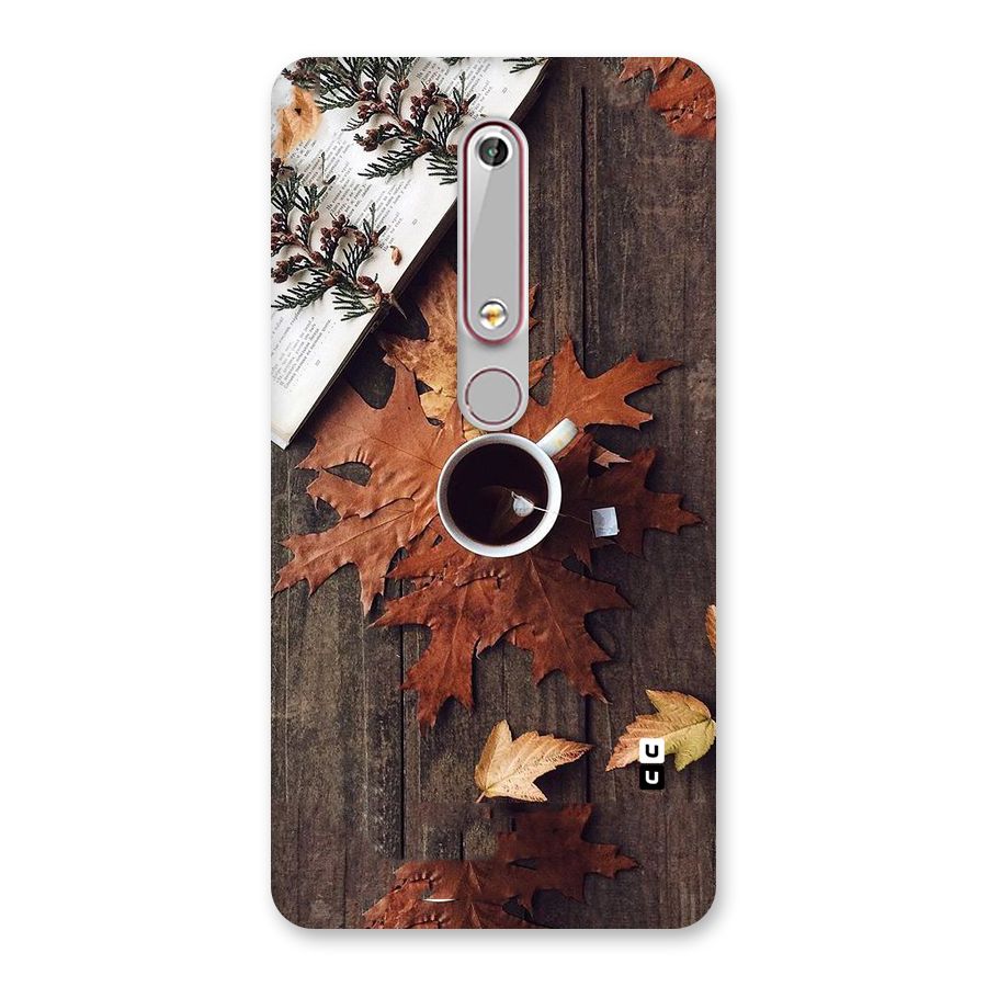 Fall Leaf Coffee Back Case for Nokia 6.1