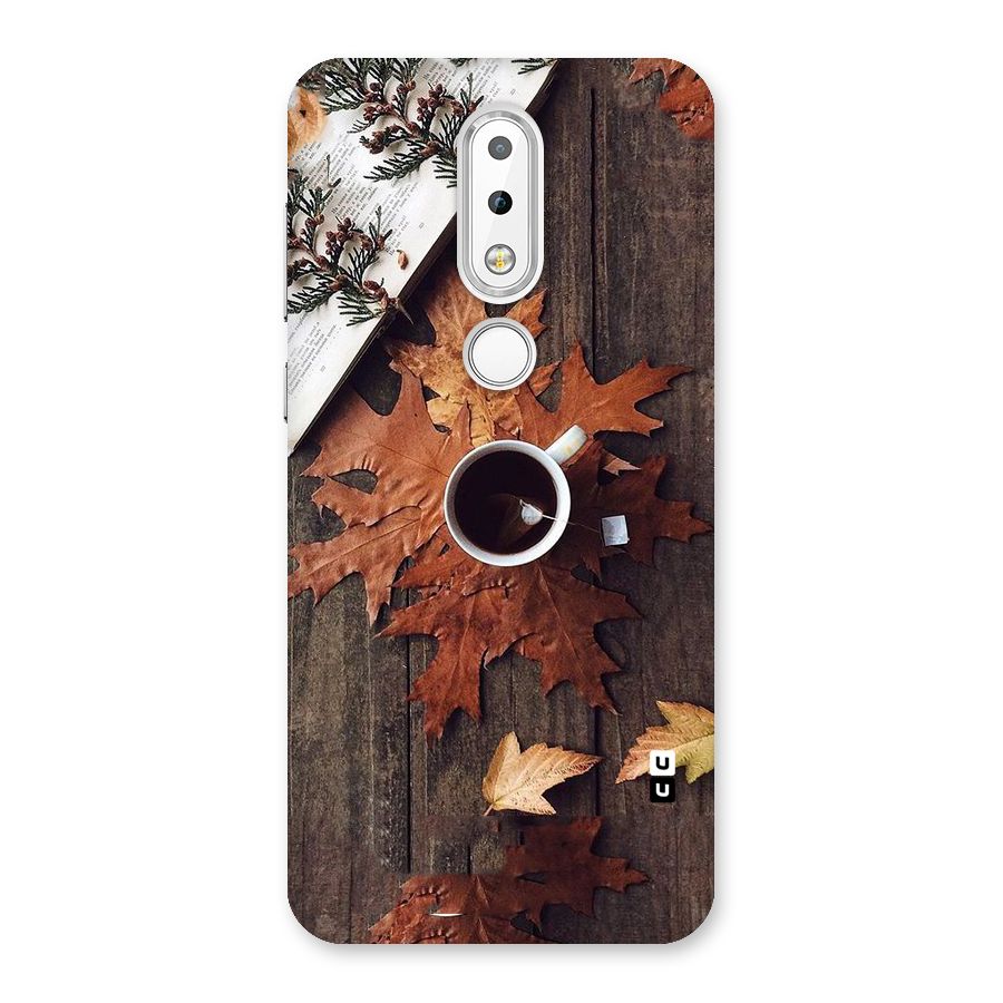 Fall Leaf Coffee Back Case for Nokia 6.1 Plus