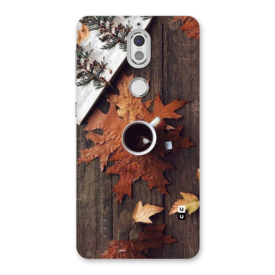 Fall Leaf Coffee Back Case for Nokia 7