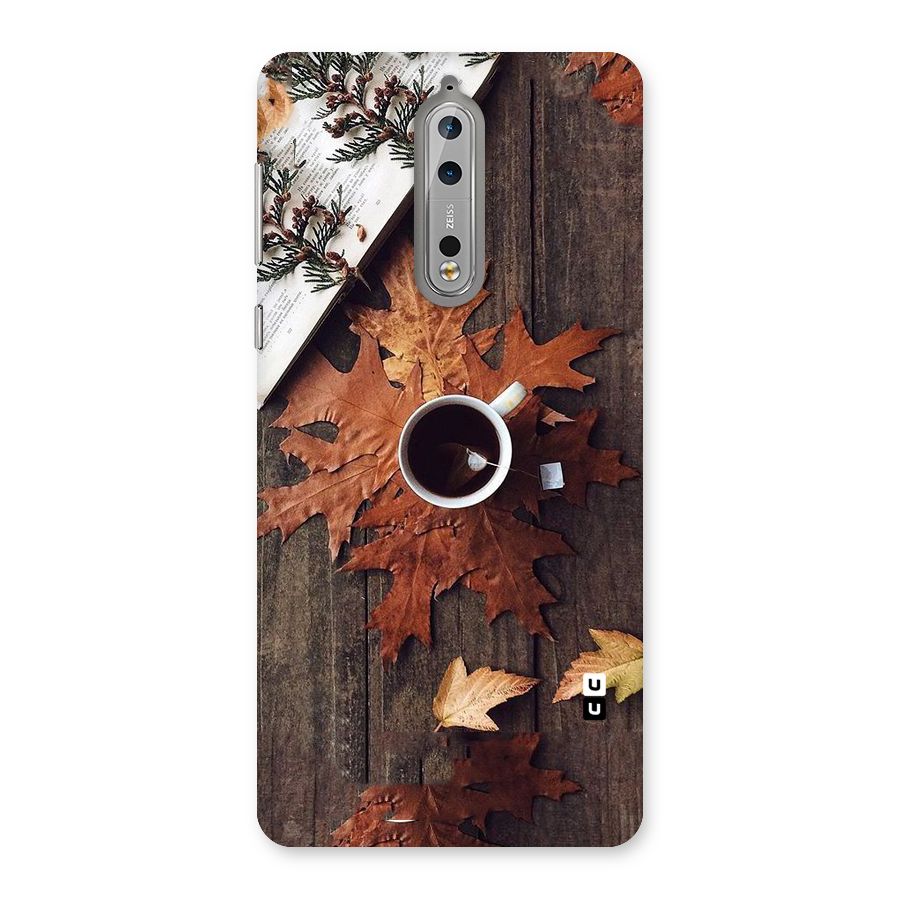 Fall Leaf Coffee Back Case for Nokia 8