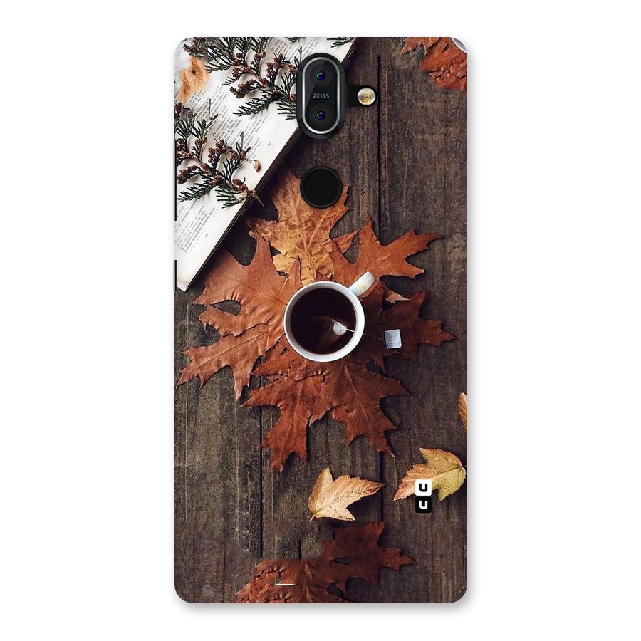 Fall Leaf Coffee Back Case for Nokia 8 Sirocco